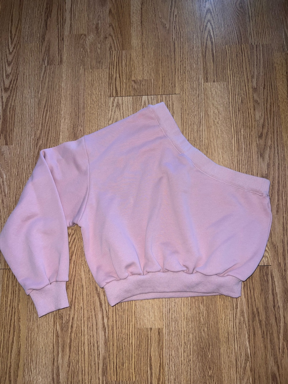 One Shoulder Sweatshirt